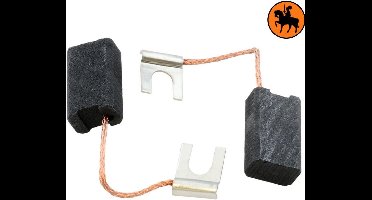 Koolborstelset voor Bosch UBH 4/26 - 6,35x10x17mm - Vervangt 1.617.014.106