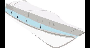 Talamex Boothoes Zilvergrijs type: Boat cover L