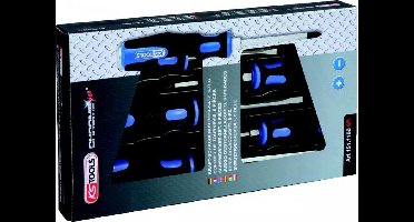 KS Tools Schroevendraaierset met slagkappen - 6 delig