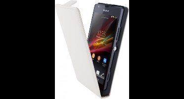 Mobiparts Premium Flip Case Sony Xperia SP White