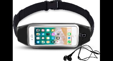 Sportband Heupband Running Belt iCall - Hardloopband Sportband Riem met Smartphone Houder - Universeel voor alle GSM