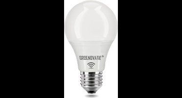 Groenovatie LED Lamp E27 Fitting - 5W - 117x60 mm - HF Bewegingssensor - Warm Wit