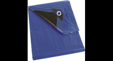 Dekzeil Blauw/Zwart - Supersterk 180gr/m² - 2 X 3M
