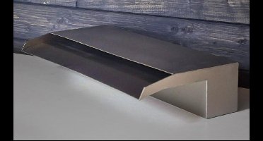 Rvs waterval LongLip 60 cm complete set