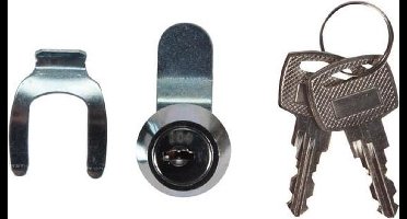 Brievenbus slot - Ø15mm / 18mm - twee sleutels
