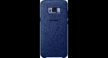 Samsung Galaxy S8+ Hoesje - Alcantara Cover - Blauw