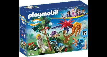 Playmobil Verlaten wereld met Alien en Raptor - 6687