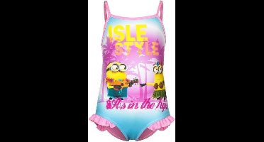 Badpak van Minions Hawai Roze Maat 98
