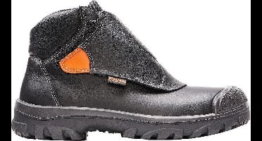 EMMA Hoge Veiligheidsschoen Vulcanus S3 lasschoen - Zwart (D) - 49