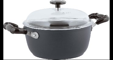 Sambonet Vintage Kookpan - Incl. Deksel - Aluminium - Ø20cm - Grijs