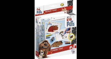 Secret Life of Pets Window Paint - raam decoratie