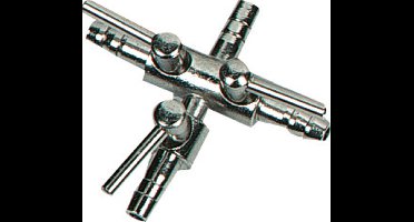 Flamingo Aquariumaccessoire Luchtkraan Metaal 3-weg