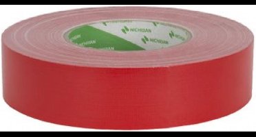 Nichiban® Duct Tape 38mm breed x 50mtr lang - Rood- 1 rol - Podiumtape - Gaffa tape - Met de Hand Scheurbaar - Japanse Topkwaliteit - (021.0173)