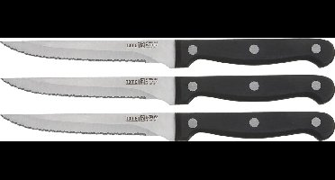 Homey's Cooking Equip Steakmessenset - 3-delig - RVS & ABS - Microkarteling