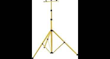 Statief Werklamp Ledspot Floodlight - Verticaal Dual - 1,5M Geel