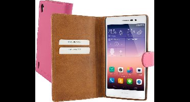 Mobiparts - roze premium booktype - Huawei Ascend P7