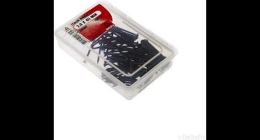 muur spijkers. steen. beton nagels. stalennagel zwart 2.0x40mm. lang. 100 stuks. deltafix.