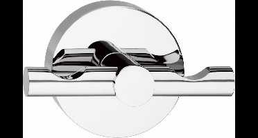 Tesa powerbutton deluxe duohaak rond chroom