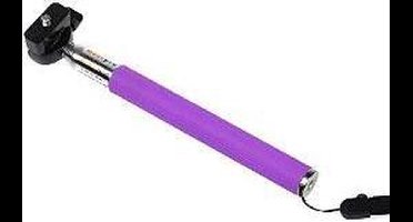 Extendable Monopod Selfiestick met 1/4 srew connection Paars Purple
