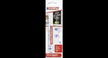Edding Krijtmarker e-4095 wit (1 stuk op blister)