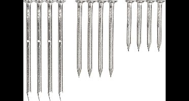 Set aluminium spijkers