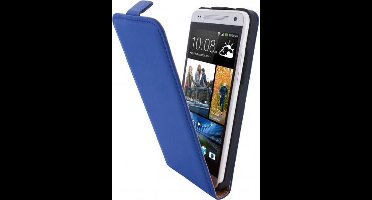 Mobiparts Premium Flip Case HTC One Mini Blue