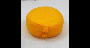 Meditatiekussen - Yogi & Yogini - Biologisch Katoen - Boekweit - Geel