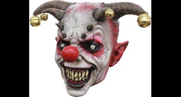 "Hofnar clown masker Halloween  - Verkleedmasker - Large"