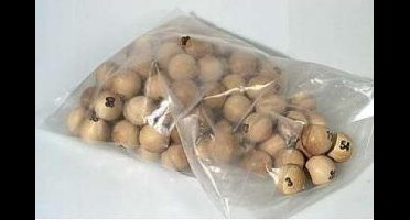WOODEN BINGO BALLS 1-75