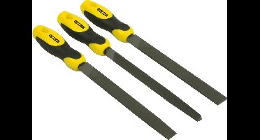 STANLEY 3delige Set Vijlen Halfzoet 200mm - 0-22-464