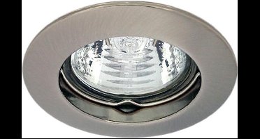 Kanlux LED Inbouwspot G5.3 50W rond niet kantelbaar Ø79mm RVS (2793)