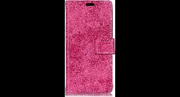 Shop4 - Nokia 9 PureView Hoesje - Wallet Case Vintage Roze
