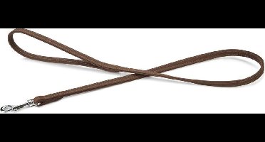 Beeztees leren looplijn Buffalo. Bruin. 110 cm x 14 mm.