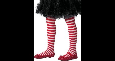Smiffys - Striped Kinder panty - Rood/Wit
