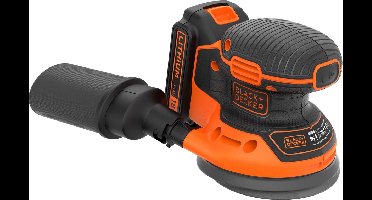 BLACK+DECKER 18V excentrische Schuurm. - 1.5Ah accu - BDCROS18-QW