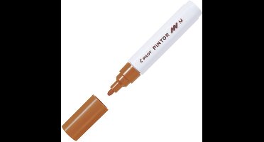 Pilot Pintor Bruine Verfstift - Medium marker met 1,4mm schrijfbreedte - Inkt op waterbasis - Dekt op elk oppervlak, zelfs de donkerste - Teken, kleur, versier, markeer, schrijf, kalligrafeer…