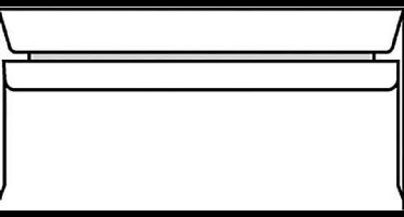 Envelop IEZZY C5/6 114x229mm venster rechts gegomd wit 500st