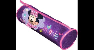 Minnie Etui - School - Rond - Disney - Paars - 23 x 8,5 x 8,5cm