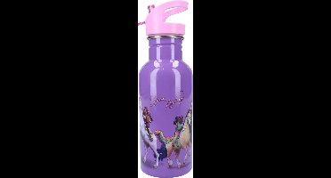 Vadobag Unicorn Academy Drinkfles en Schoolbeker - Paars - Stainless Steel - 500 ml
