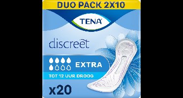 TENA Discreet Extra - verbanden voor urineverlies - 3x20 stuks