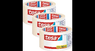 Tesa Afplaktape/schilderstape - 3x - 50 mm x 25 m - maskeertape - Schilderen tools