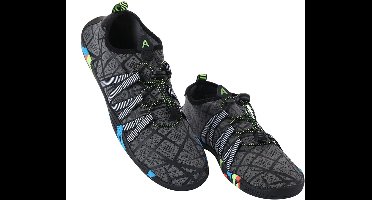 Atlantis Happy Feet Lace - Waterschoenen - Volwassenen - Zwart/Groen - 40