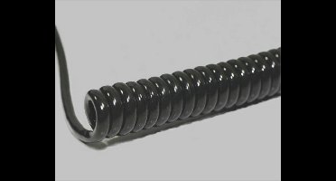 BKL Electronic 1506227 Spiraalkabel Li12Y11Y 400 mm / 1600 mm 6 x 0.25 mm² Zwart 1 stuk(s)