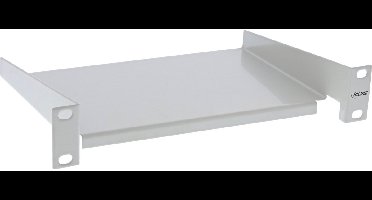 InLine® 10 plank, 160 mm, 10 kg, 1U, RAL 7035 grijs