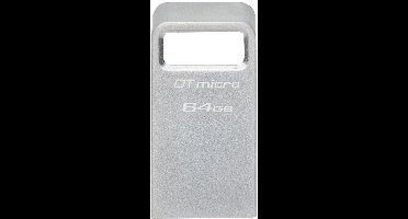 Kingston DataTraveler® Micro USB-stick Retail 64 GB Zilver DTMC3G2/64GB USB-A 3.2 Gen 1