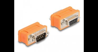 Delock 66741 Adapter D-sub stekker 9-polig - D-sub bus 9-polig 1 stuk(s)