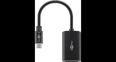 Goobay USB-C/VGA Monitor Adapter - USB-C (m) naar VGA (15-pin)(v) - 0.2 meter - Zwart