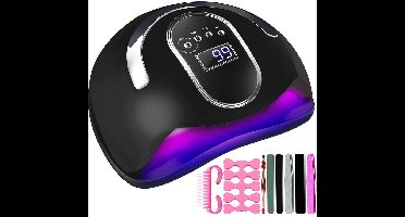 ApexArte® Nagellamp - Nageldroger voor Gellak - UV Lamp Gelnagels - Zwart