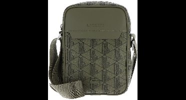 LACOSTE Schoudertas The Blend Vertical Camera Bag Mono Kaki Noir