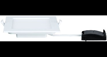 LED-inbouwpaneel IP44 hoekig 165x165mm 11,1W 720lm 2700K Wit